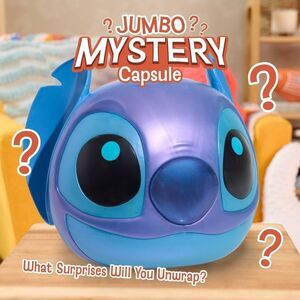 Disney Stitch Jumbo Mystery Capsule 10 Surprises Inside NEW Sealed Toy